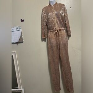 COPY - Gold fashion nova jumpsuit size:M